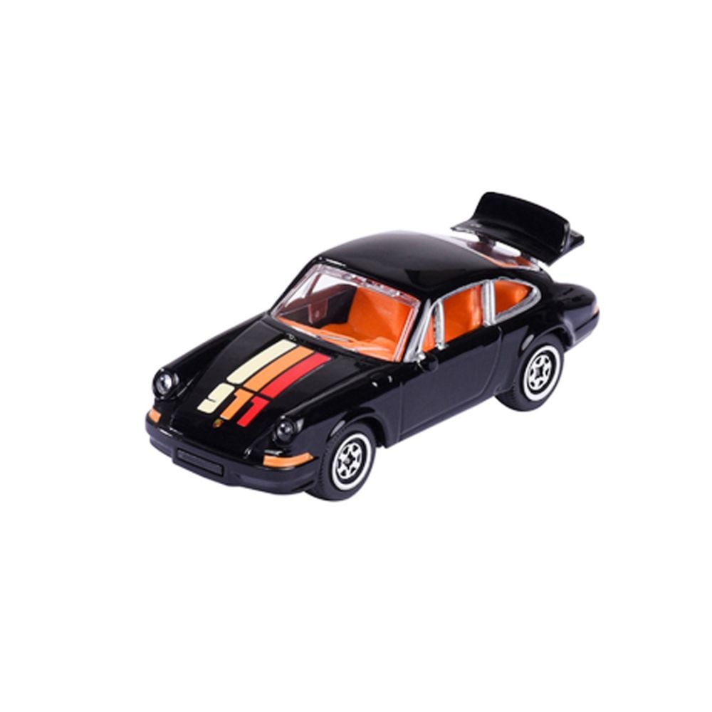 Метална количка, Majorette, Porsche 911 Carrera RS 2.7, 1:64, Черна
