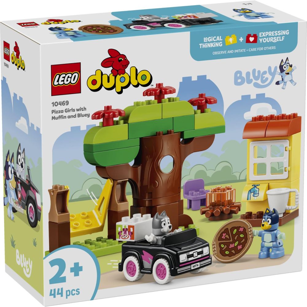 LEGO® DUPLO - Момичетата с пицата, Мъфин и Блуи (10469)