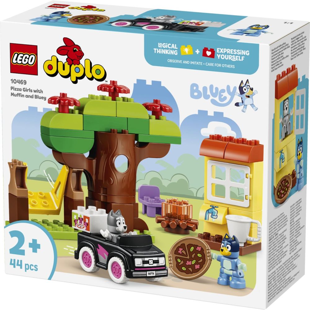 LEGO® DUPLO - Момичетата с пицата, Мъфин и Блуи (10469)