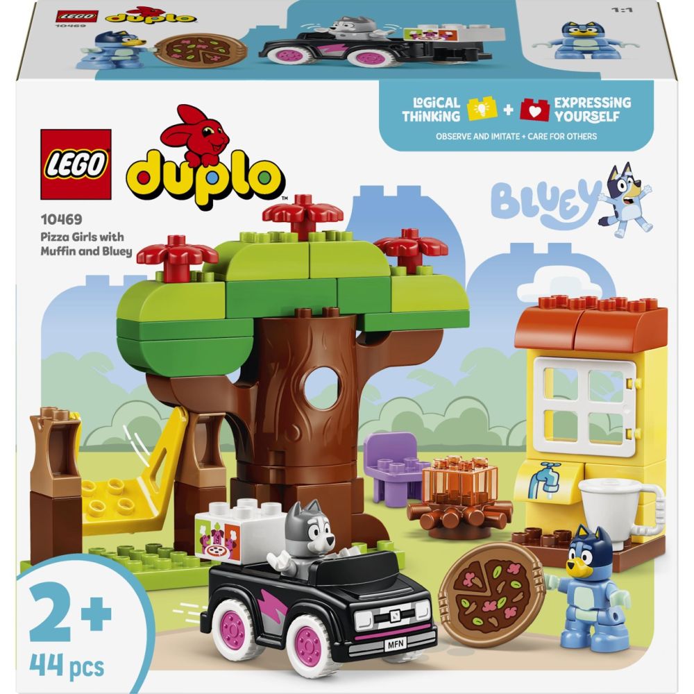 LEGO® DUPLO - Момичетата с пицата, Мъфин и Блуи (10469)
