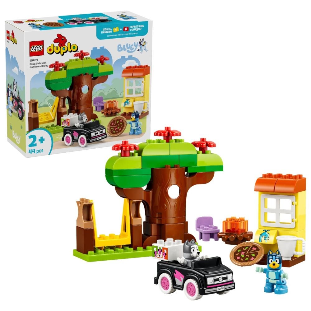 LEGO® DUPLO - Момичетата с пицата, Мъфин и Блуи (10469)