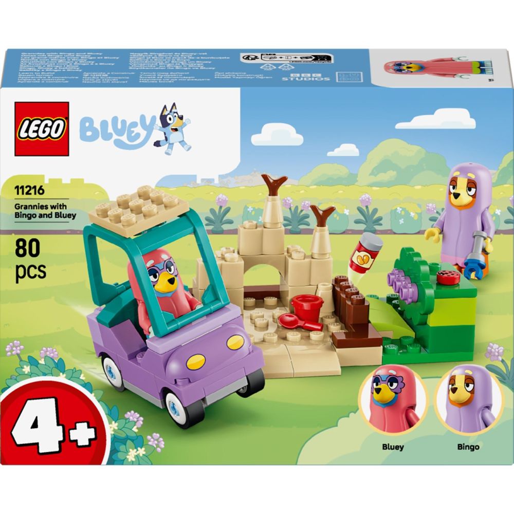 LEGO® Bluey - Бабите с Бинго и Блуи (11216)