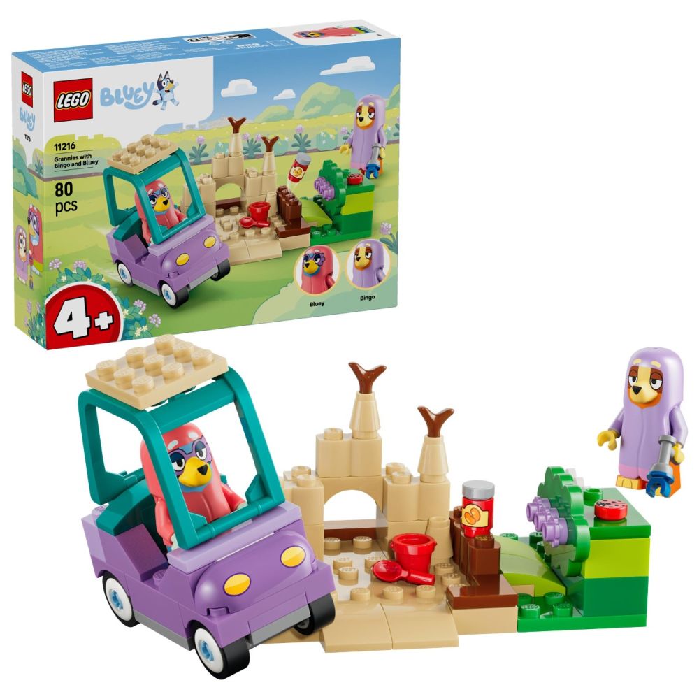 LEGO® Bluey - Бабите с Бинго и Блуи (11216)