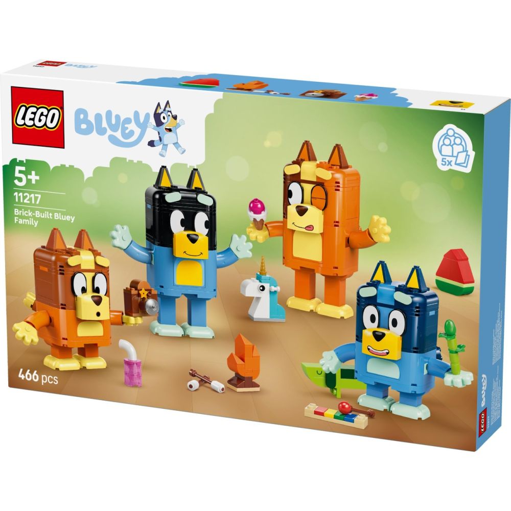 LEGO® Bluey - Семейство Блуи от тухлички (11217)