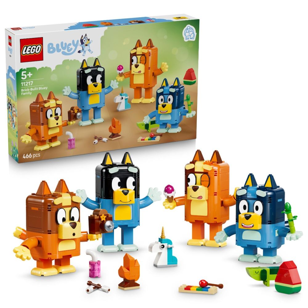 LEGO® Bluey - Семейство Блуи от тухлички (11217)