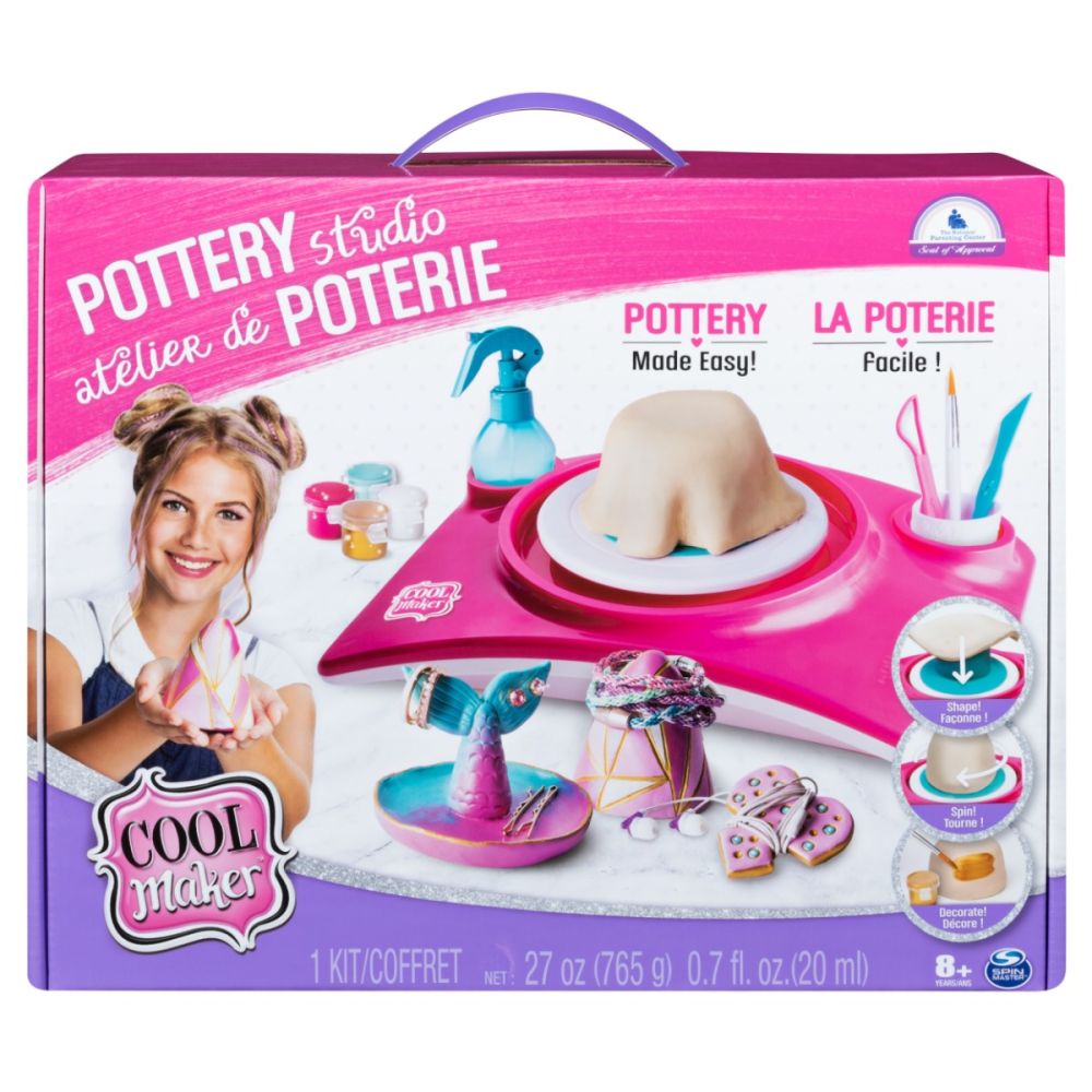 Грънчарски комплект с аксесоари, Cool Maker, Pottery Studio
