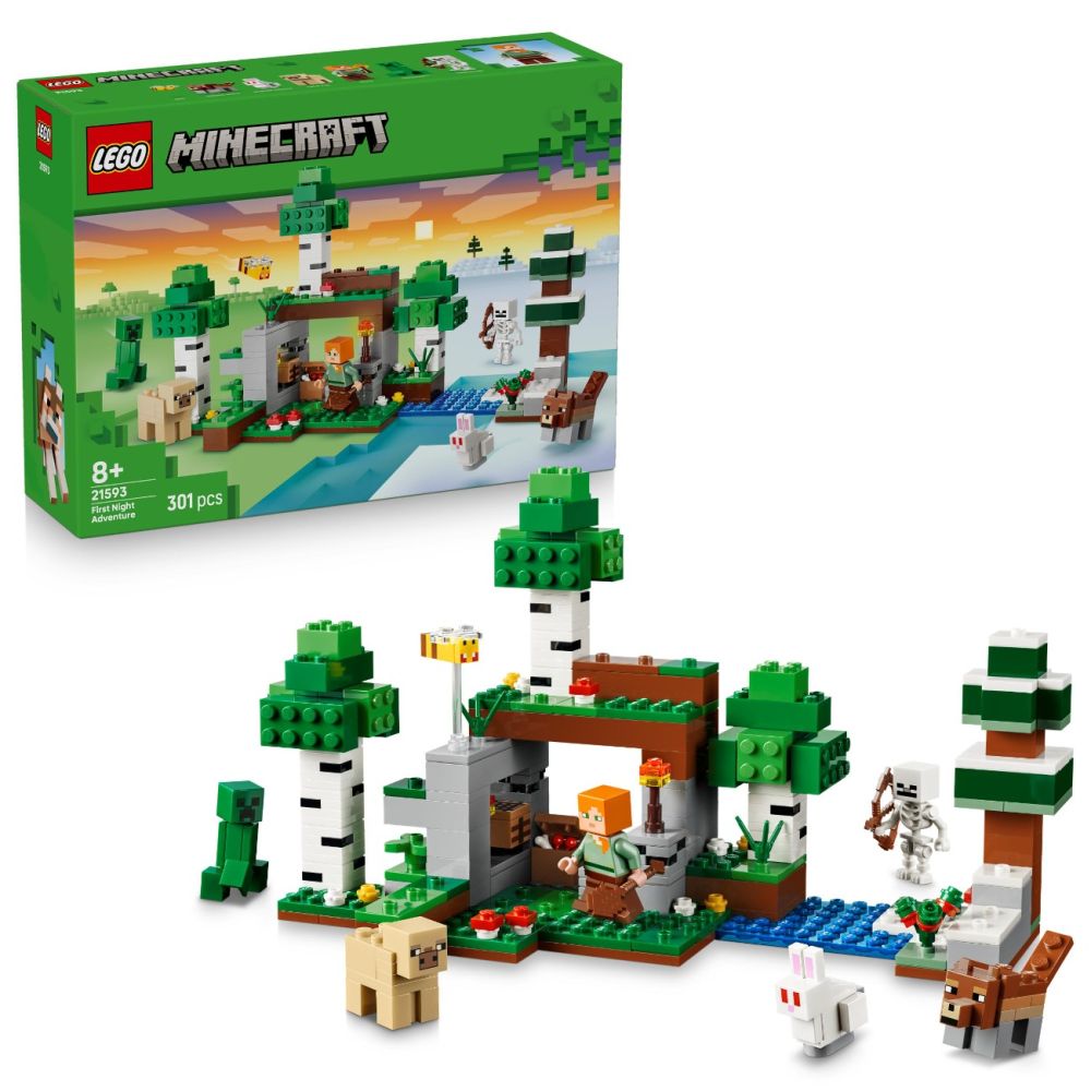 LEGO® Minecraft - Първото нощно приключение (21593)