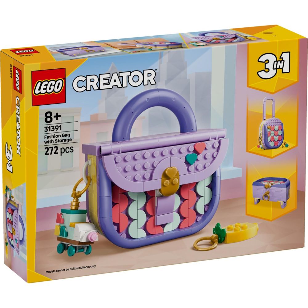 LEGO® Creator - Модна арт чанта с място за съхранение (31391)
