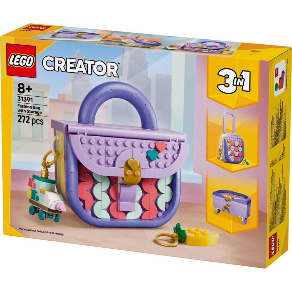 LEGO® Creator - Модна арт чанта с място за съхранение (31391)