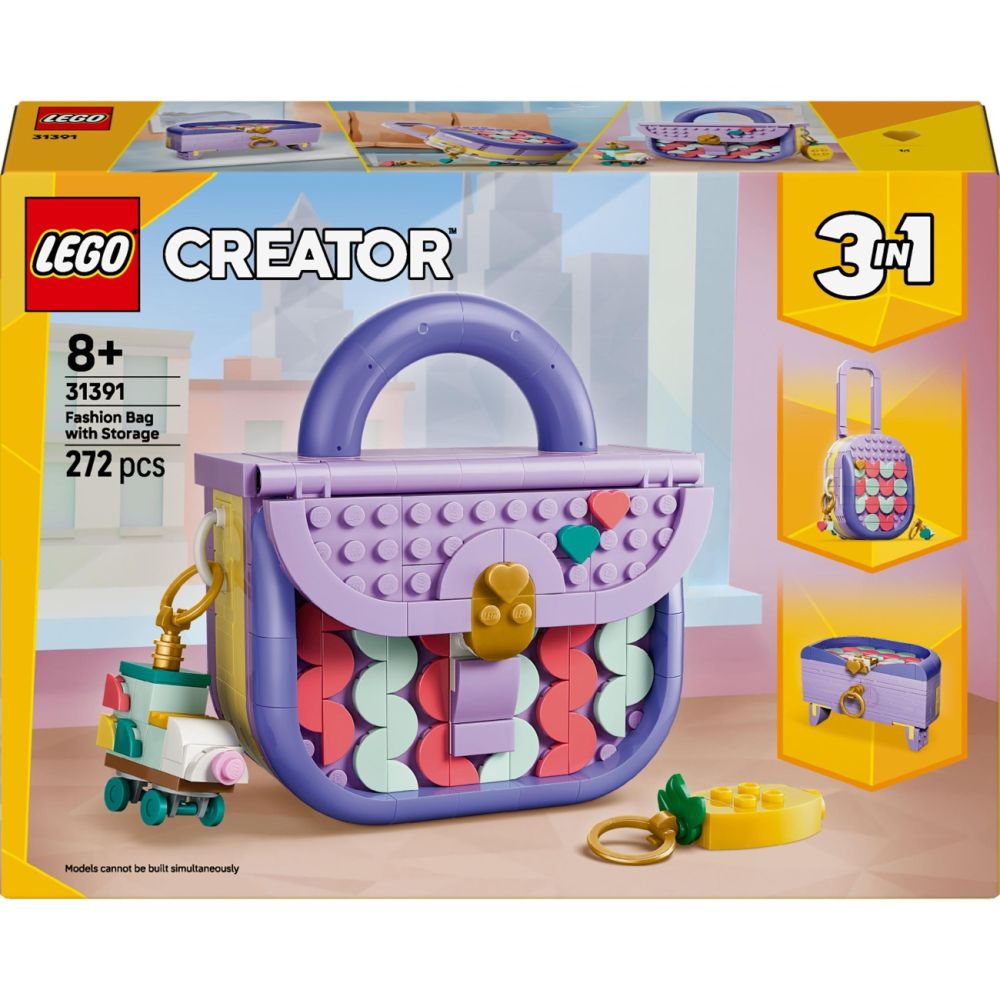 LEGO® Creator - Модна арт чанта с място за съхранение (31391)