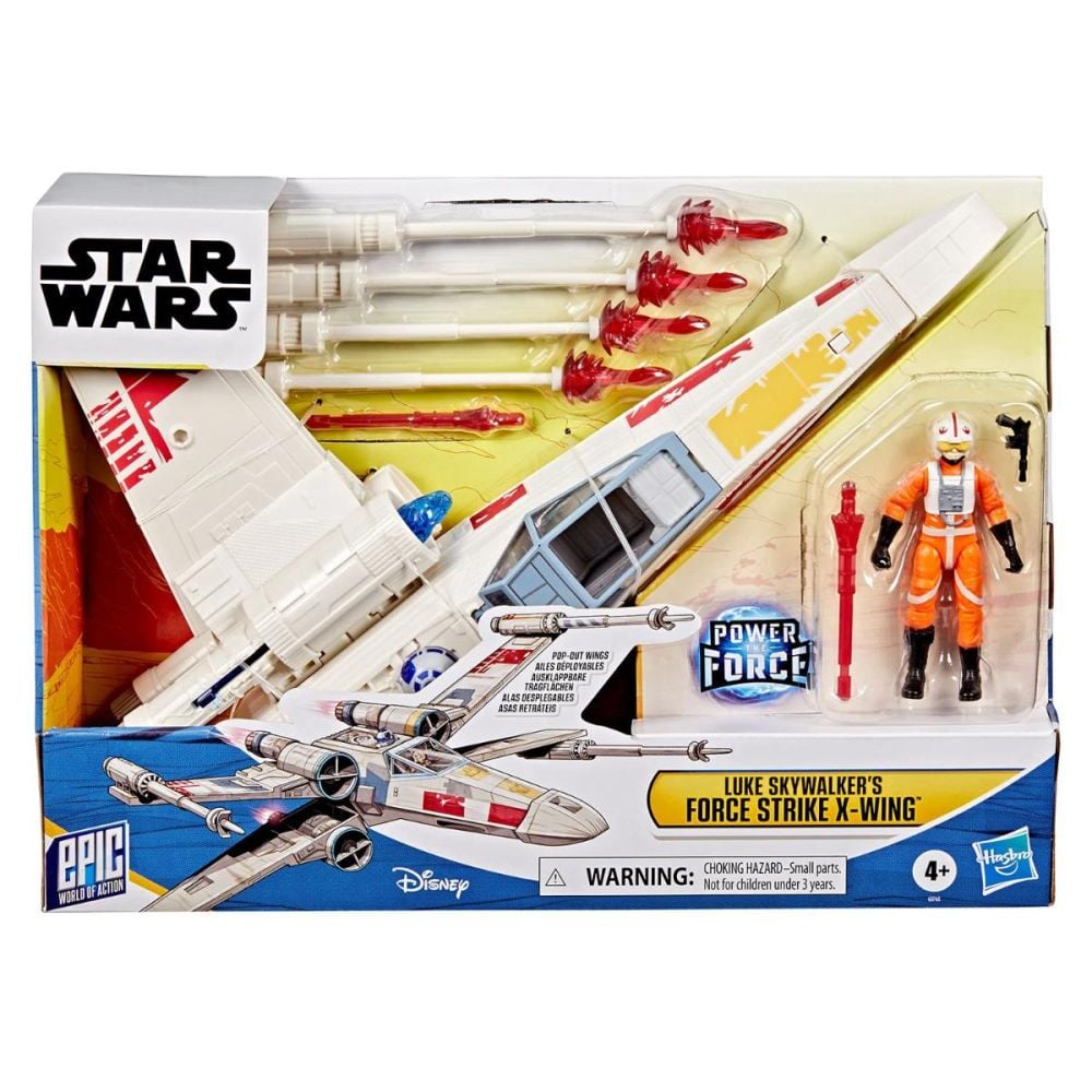 Комплект фигурка и самолет, Star Wars, Luke Skywalker, Force Strike X-Wing, G0768