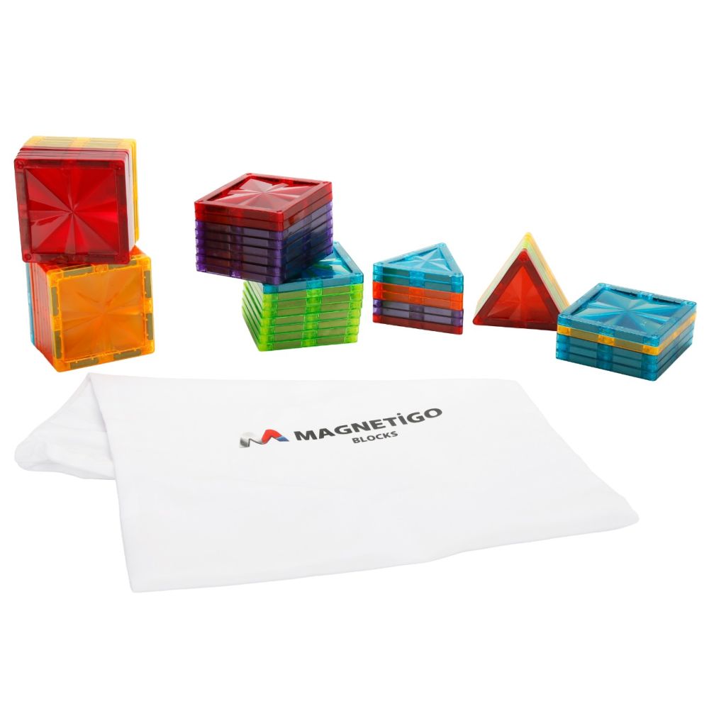 Магнитен строителен комплект Magnetigo, 48 части