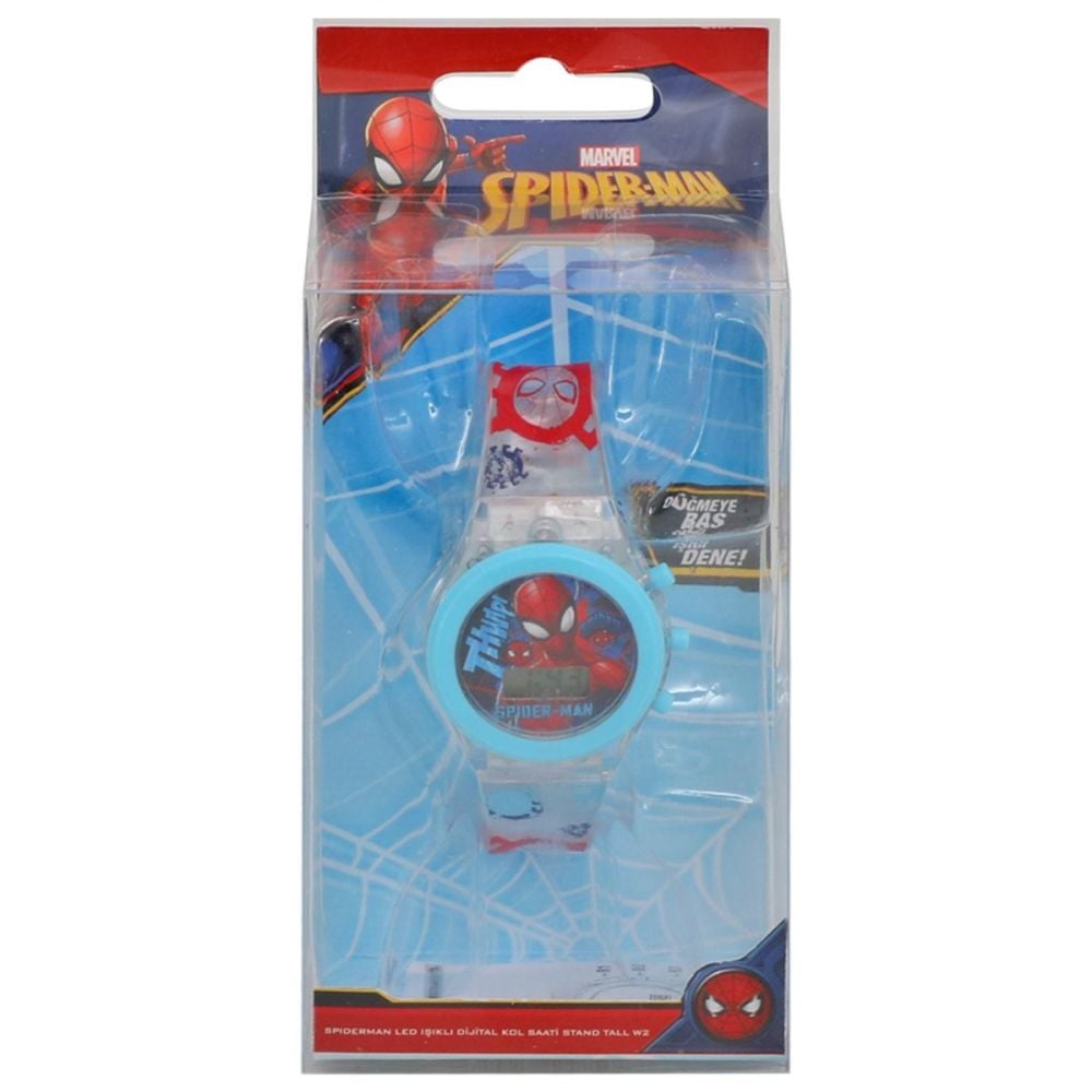 Дигитален ръчен часовник със светлини, Marvel Spiderman