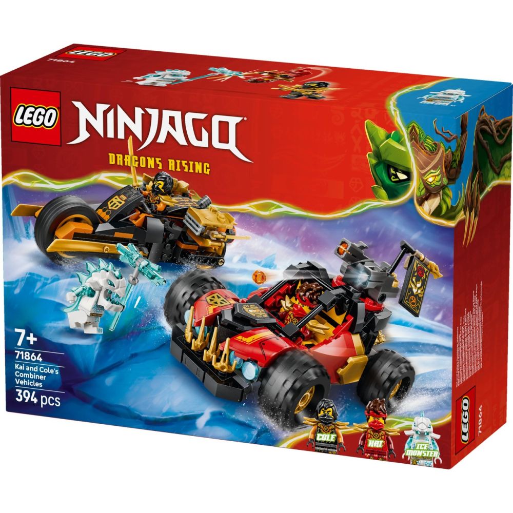 LEGO® Ninjago - Комбинирани превозни средства на Кай и Коул (71864)