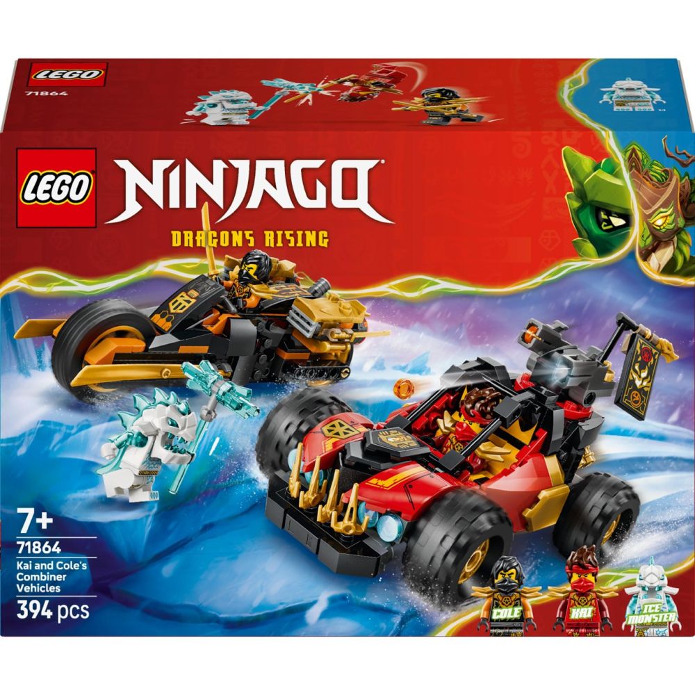 LEGO® Ninjago - Комбинирани превозни средства на Кай и Коул (71864)