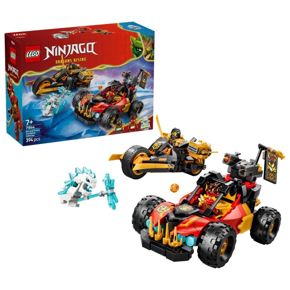 LEGO® Ninjago - Комбинирани превозни средства на Кай и Коул (71864)