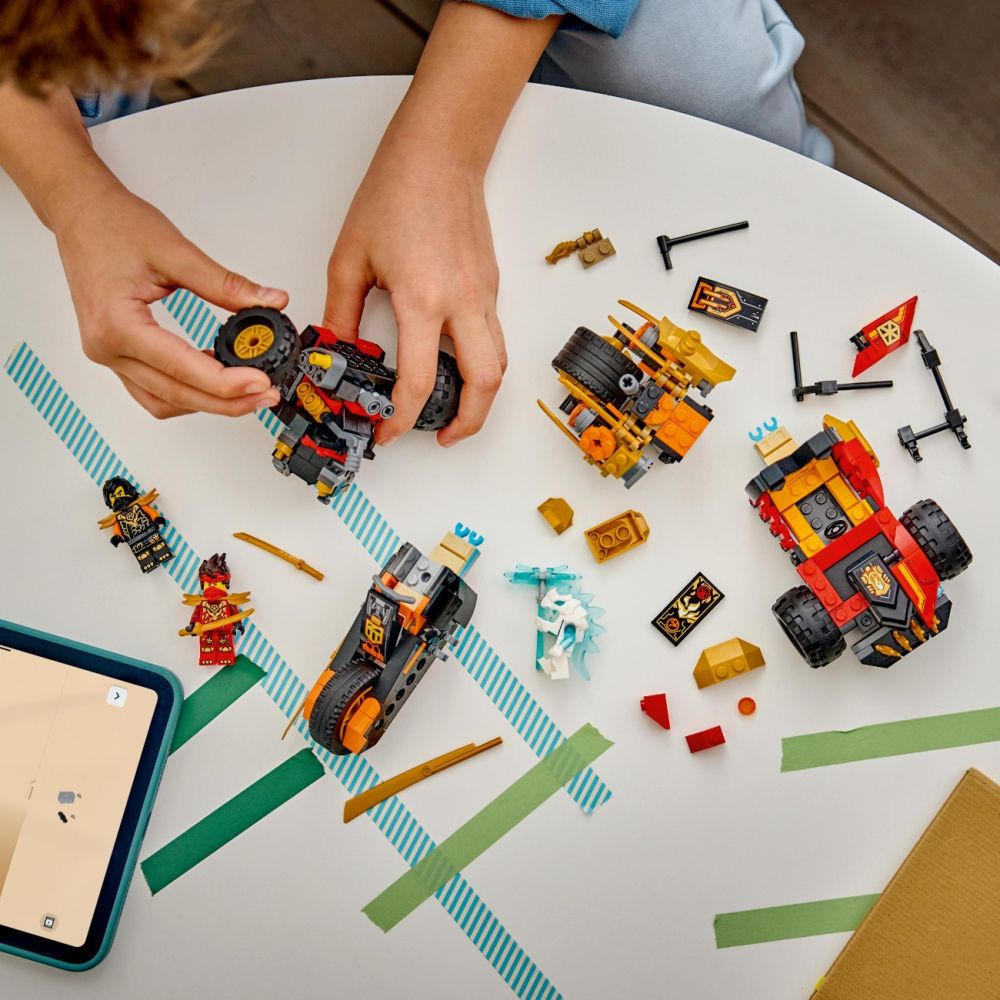 LEGO® Ninjago - Комбинирани превозни средства на Кай и Коул (71864)