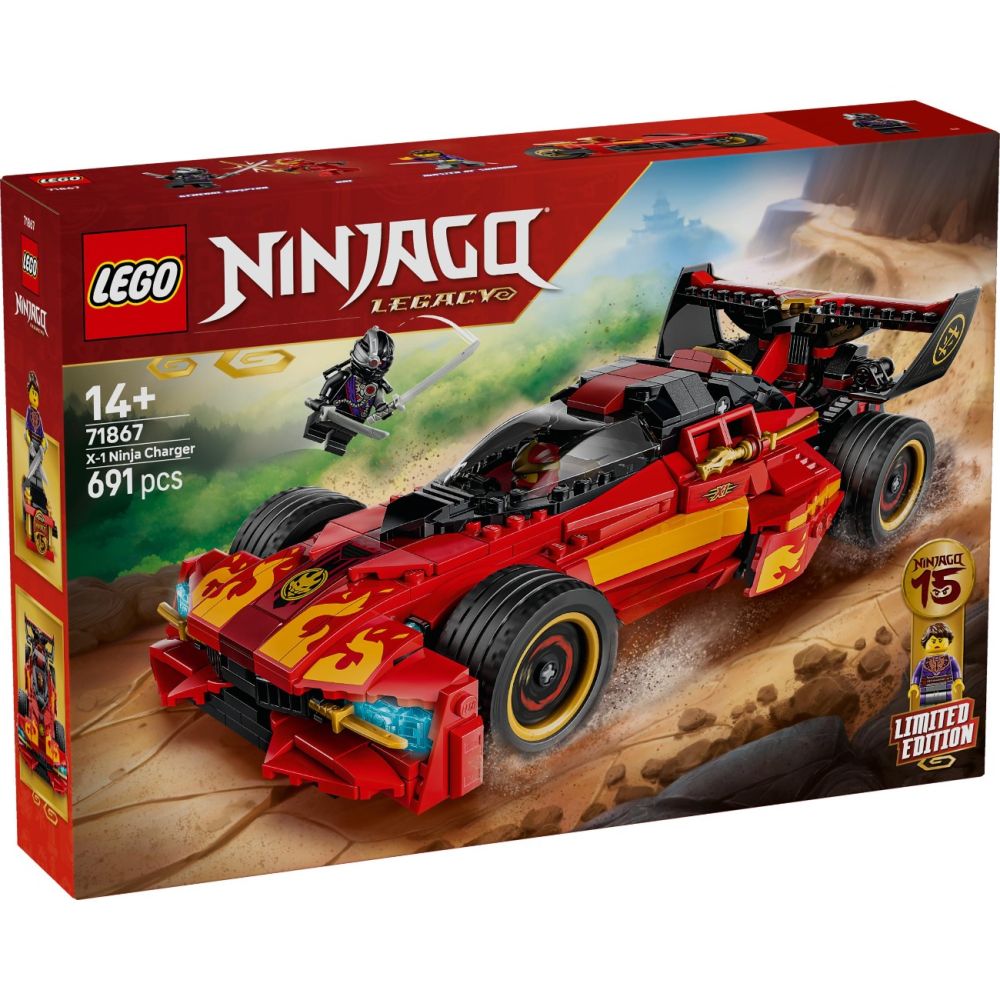 LEGO® Ninjago - 15-та годишнина на Нинджа нападател X-1 (71867)