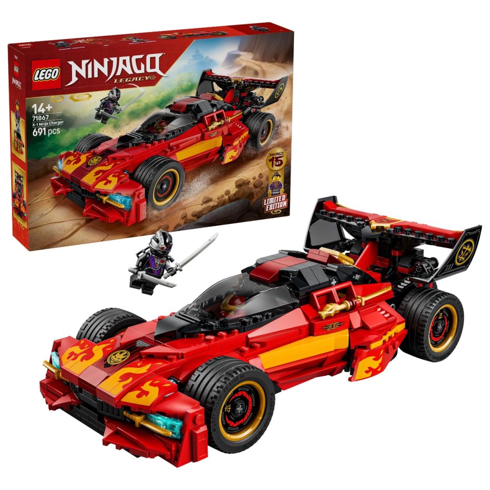 LEGO® Ninjago - 15-та годишнина на Нинджа нападател X-1 (71867)
