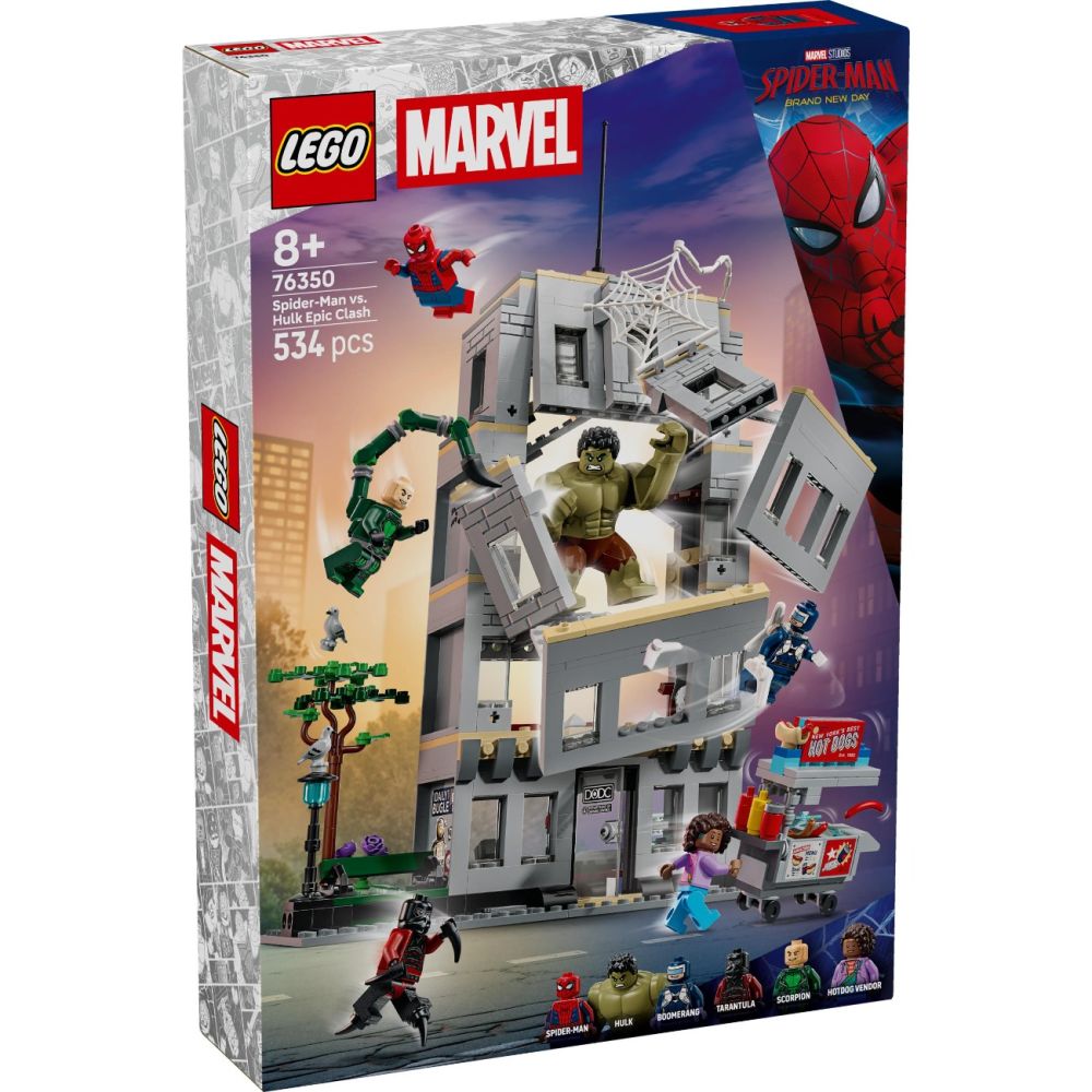 LEGO® Marvel Super Heroes - Епичен сблъсък: Спайдърмен срещу Хълк (76350)