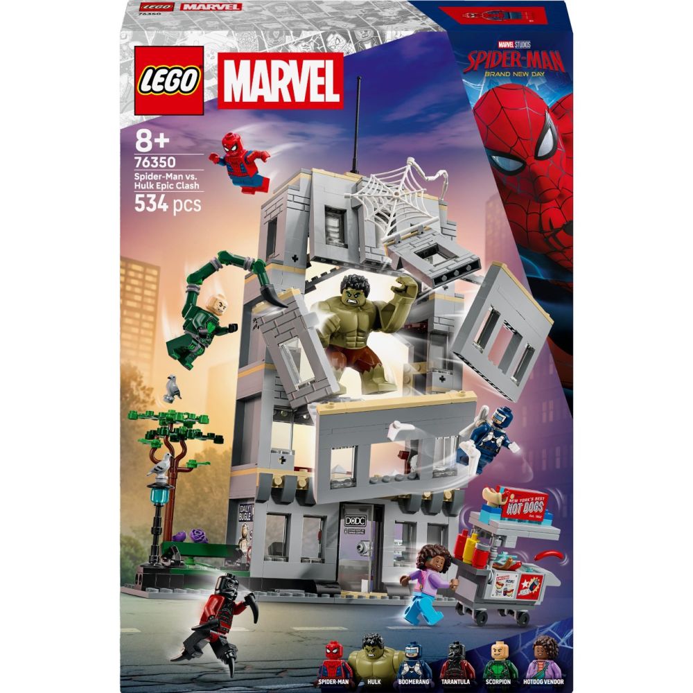 LEGO® Marvel Super Heroes - Епичен сблъсък: Спайдърмен срещу Хълк (76350)