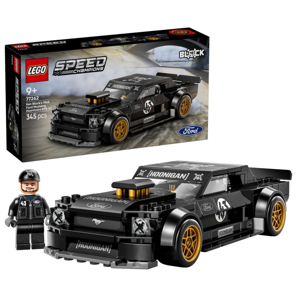 LEGO® Speed Champions - Ford Mustang Hoonicorn V1 на Ken Block от 1965 г. (77262)