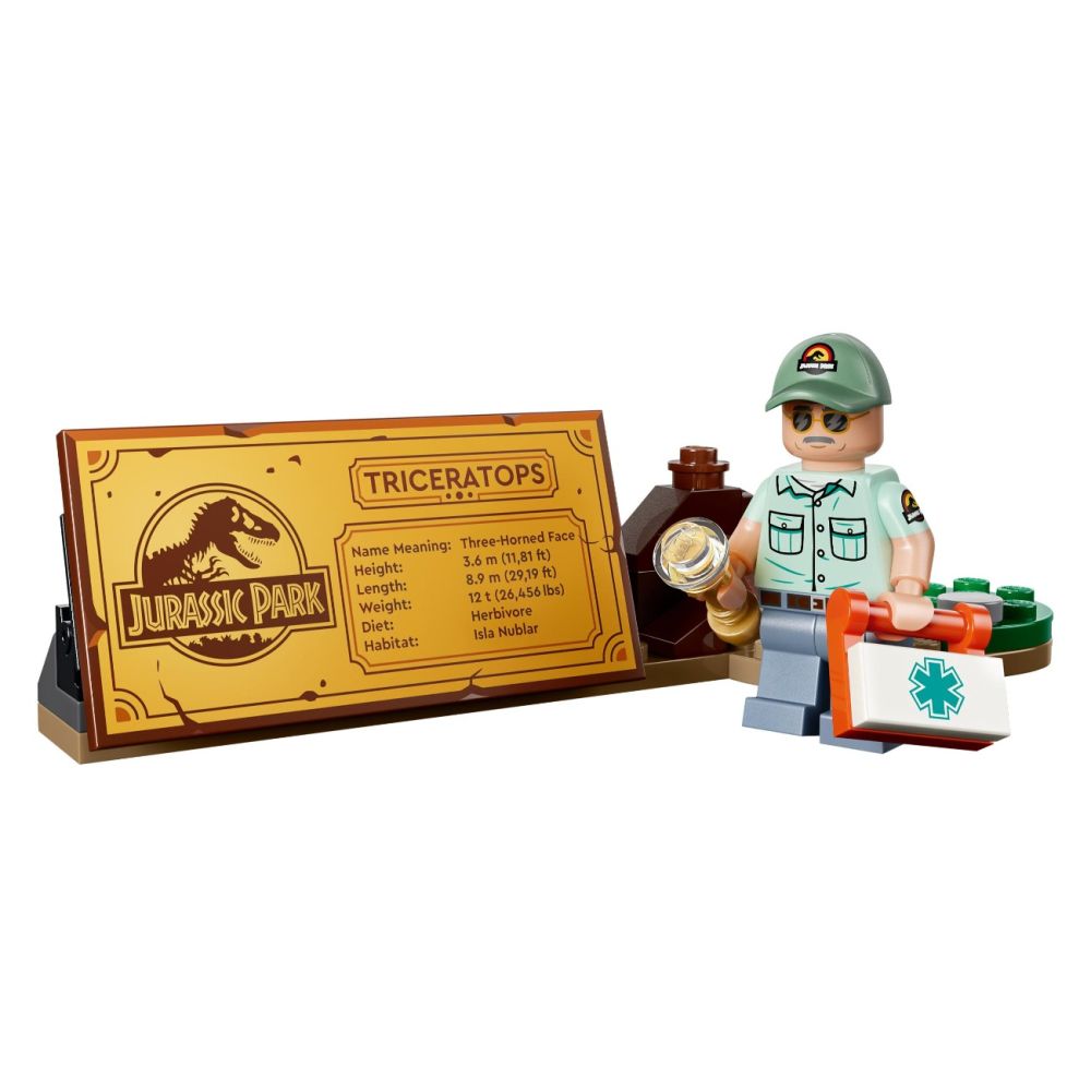 LEGO® Jurassic World - Вкаменелости от динозаври: трицератопс (77985)
