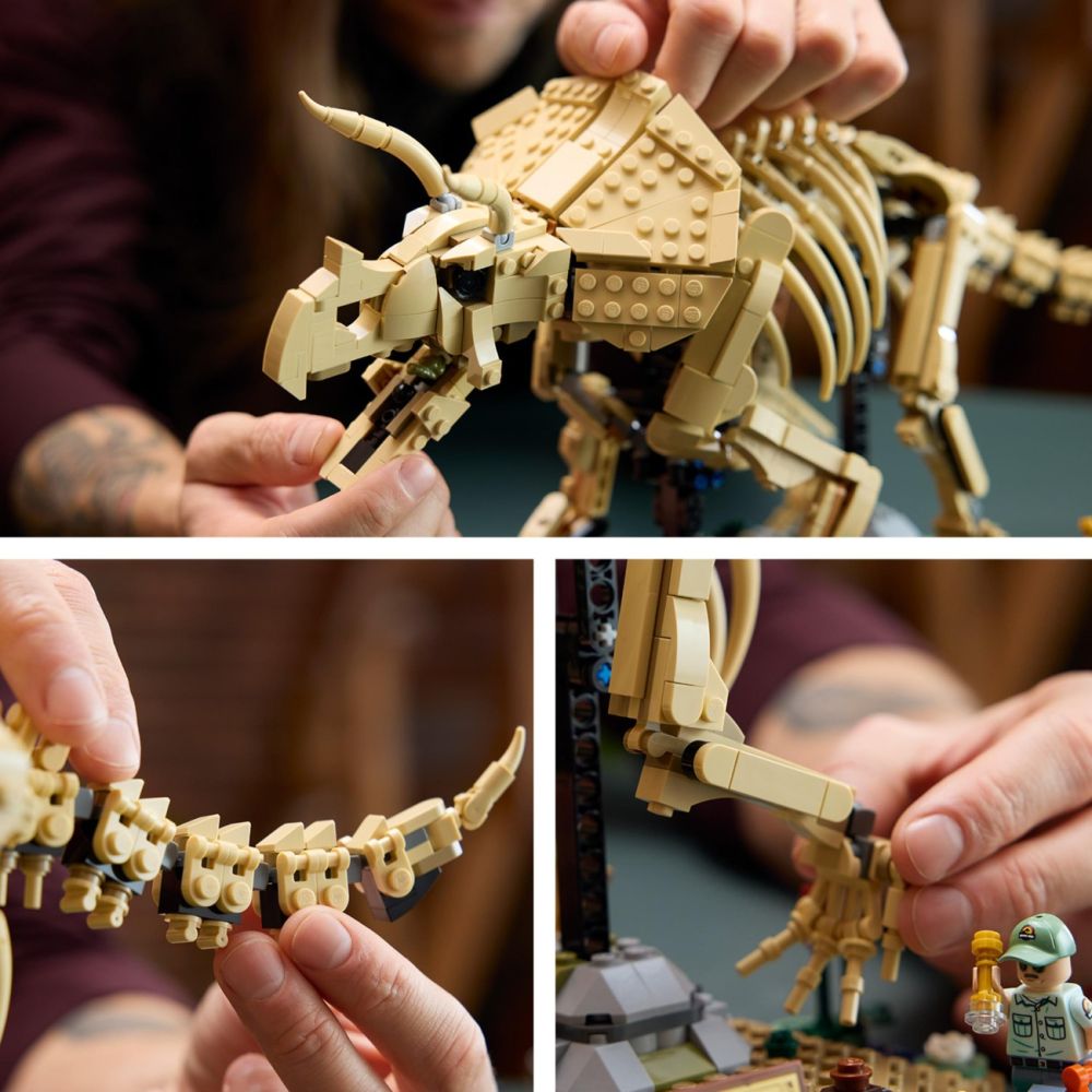 LEGO® Jurassic World - Вкаменелости от динозаври: трицератопс (77985)