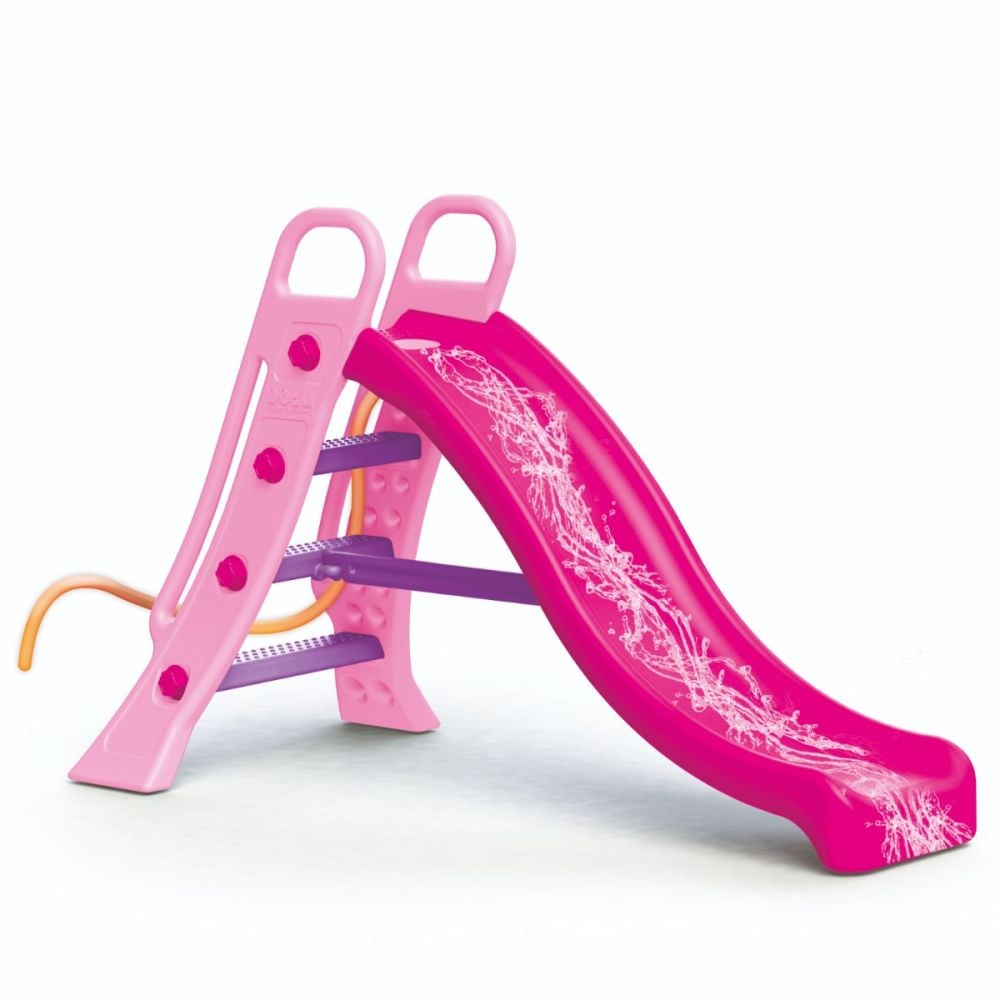 Пързалка с 3 стъпала Dolu Water Slide, Unicorn, Розова