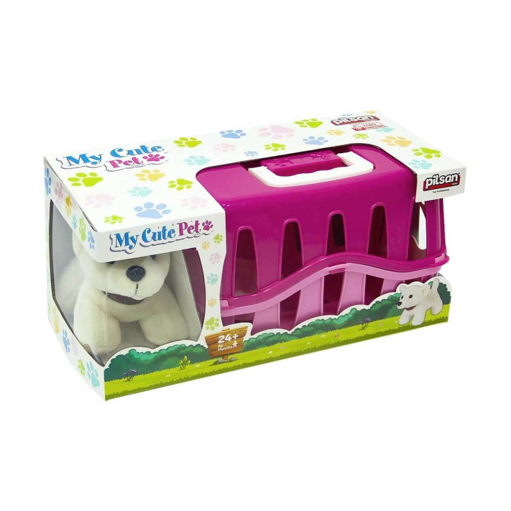 Моето сладко плюшено животинче, Кученце и клетка, Pilsan, Розова