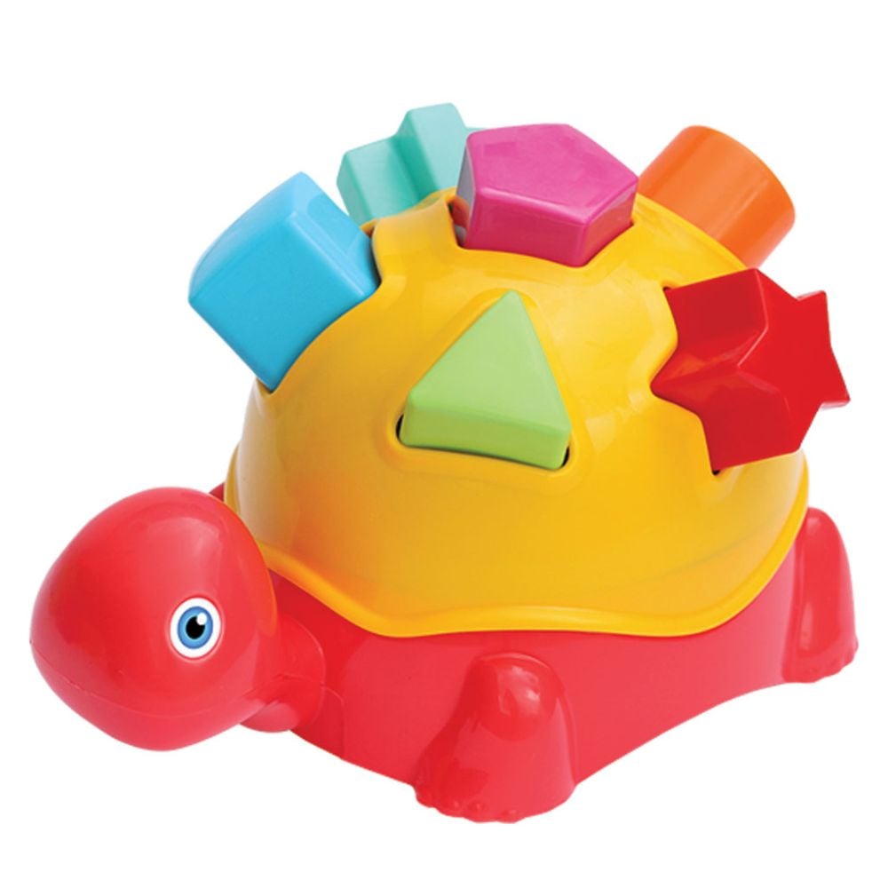 Играчка за сортиране на форми, Dede, Костенурка, 14 части