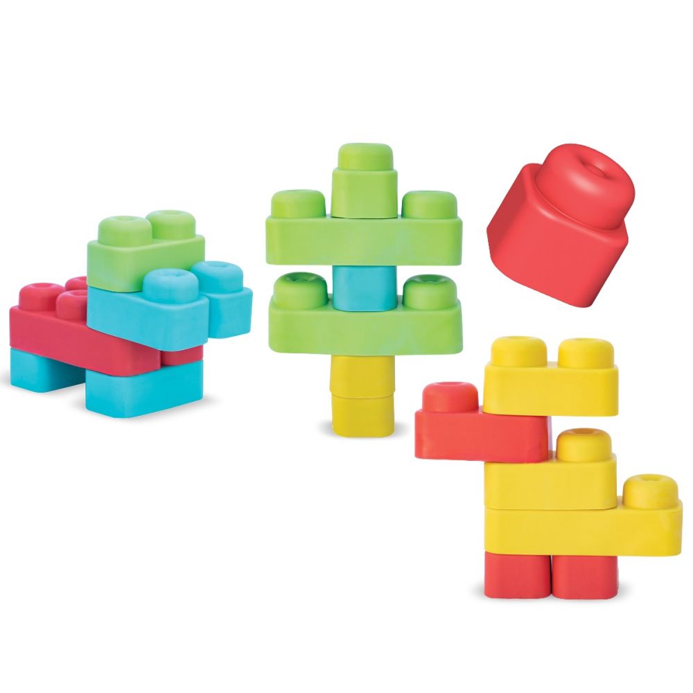 Строителен комплект, Dede, Soft Maxi Blocks, 24 части
