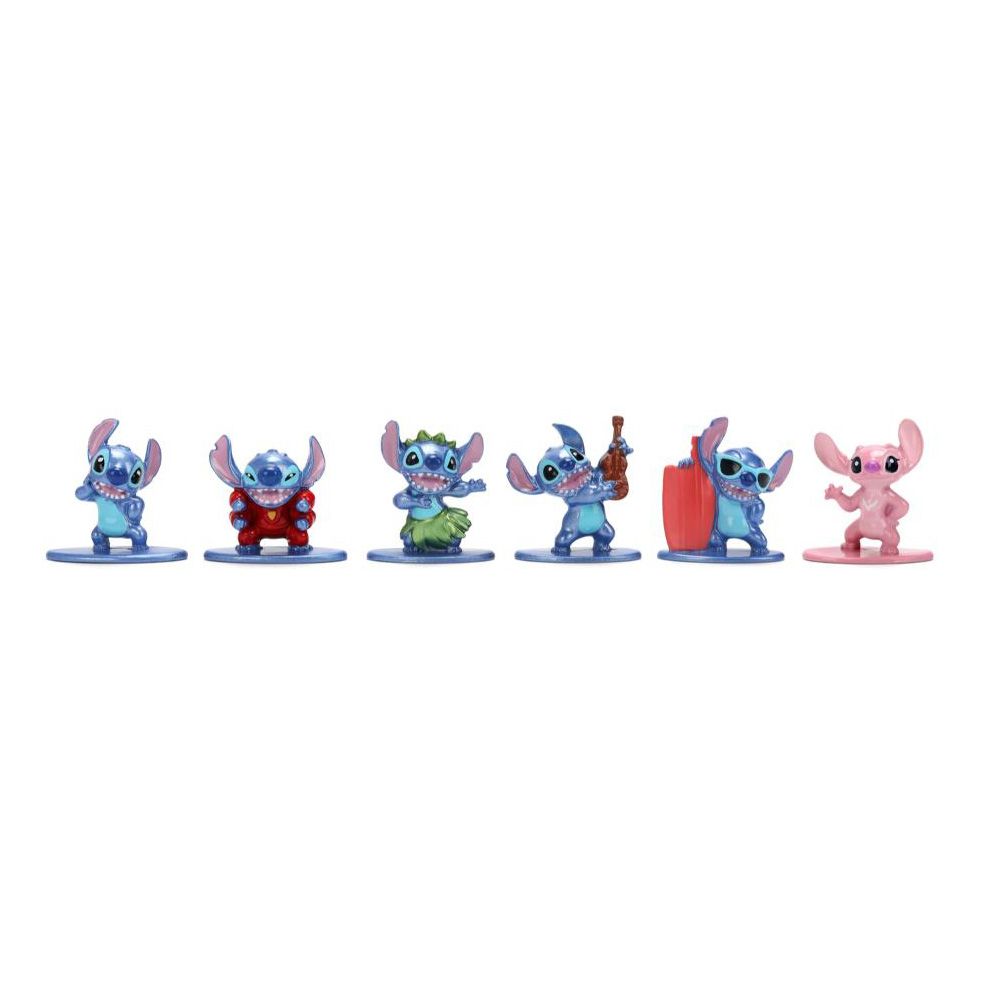 Комплект 6 метални фигурки, Jada, Disney Stitch