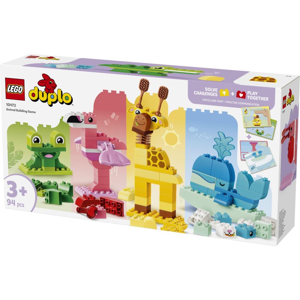 LEGO® DUPLO - Игра за построяване на животни (10472)