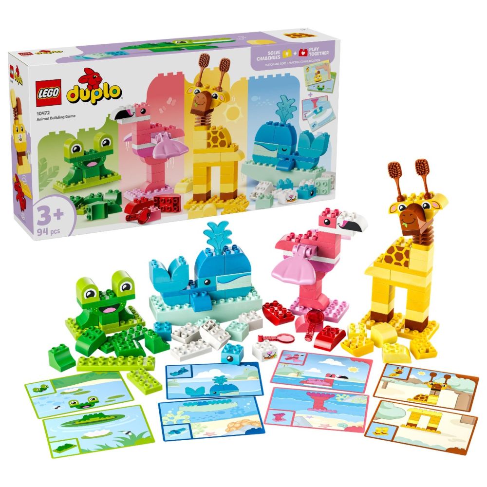 LEGO® DUPLO - Игра за построяване на животни (10472)