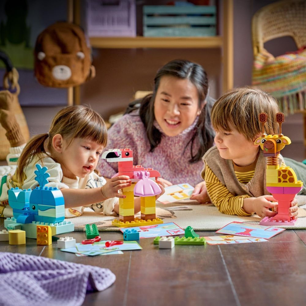 LEGO® DUPLO - Игра за построяване на животни (10472)