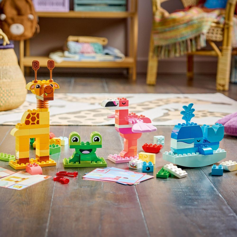 LEGO® DUPLO - Игра за построяване на животни (10472)