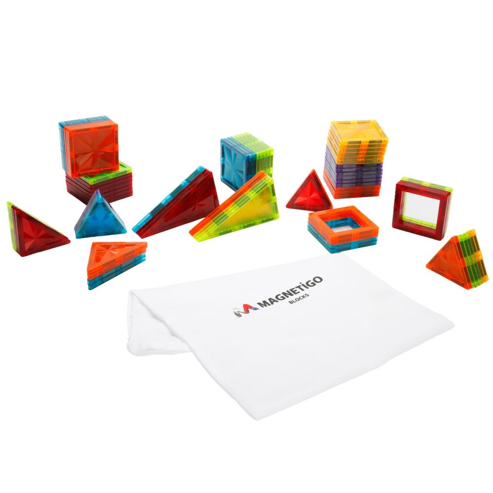 Магнитен строителен комплект Magnetigo, 72 части