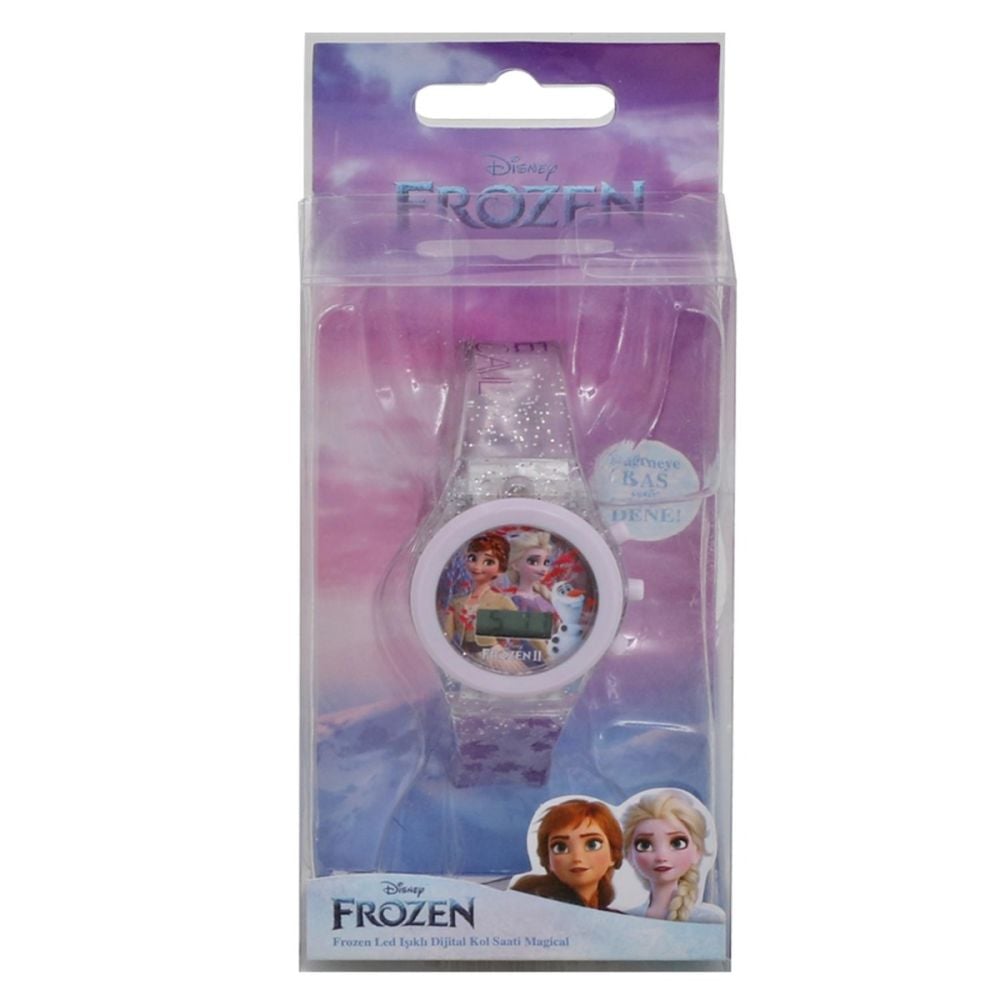 Дигитален ръчен часовник със светлини, Disney Frozen, Nature is Magical