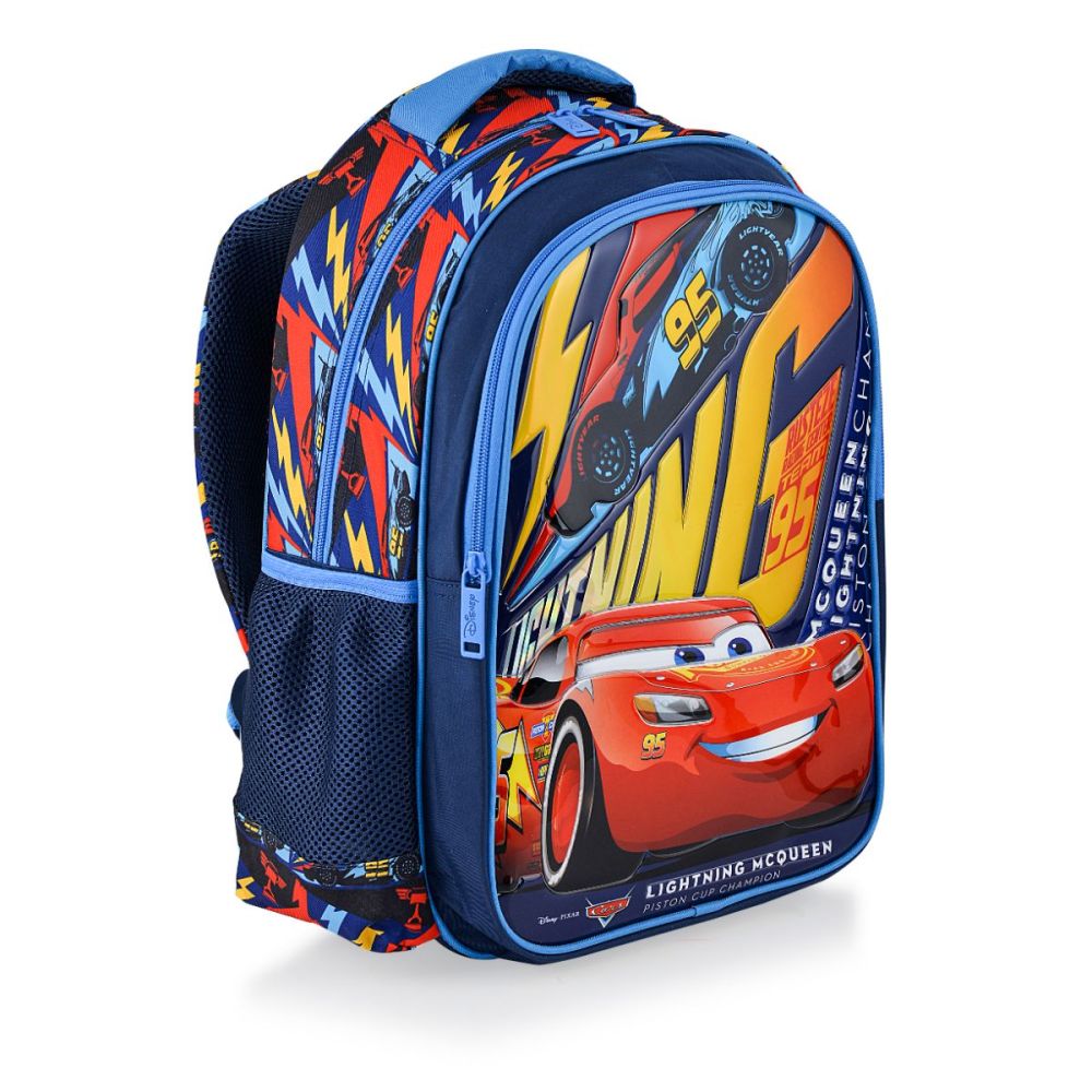 Раница с 2 отделения, Lightning Mcqueen, Cars, Синя