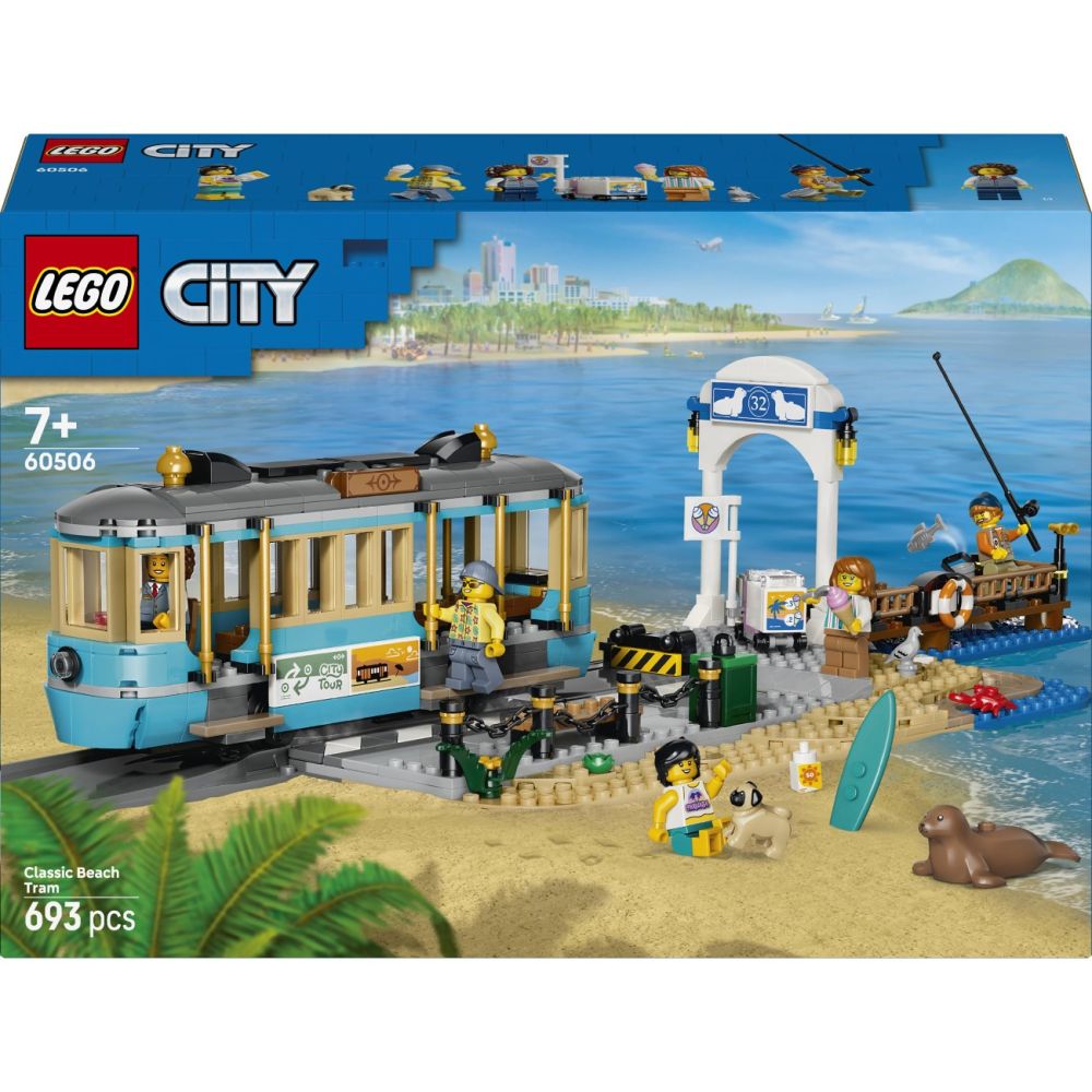 LEGO® City - Класически плажен трамвай (60506)