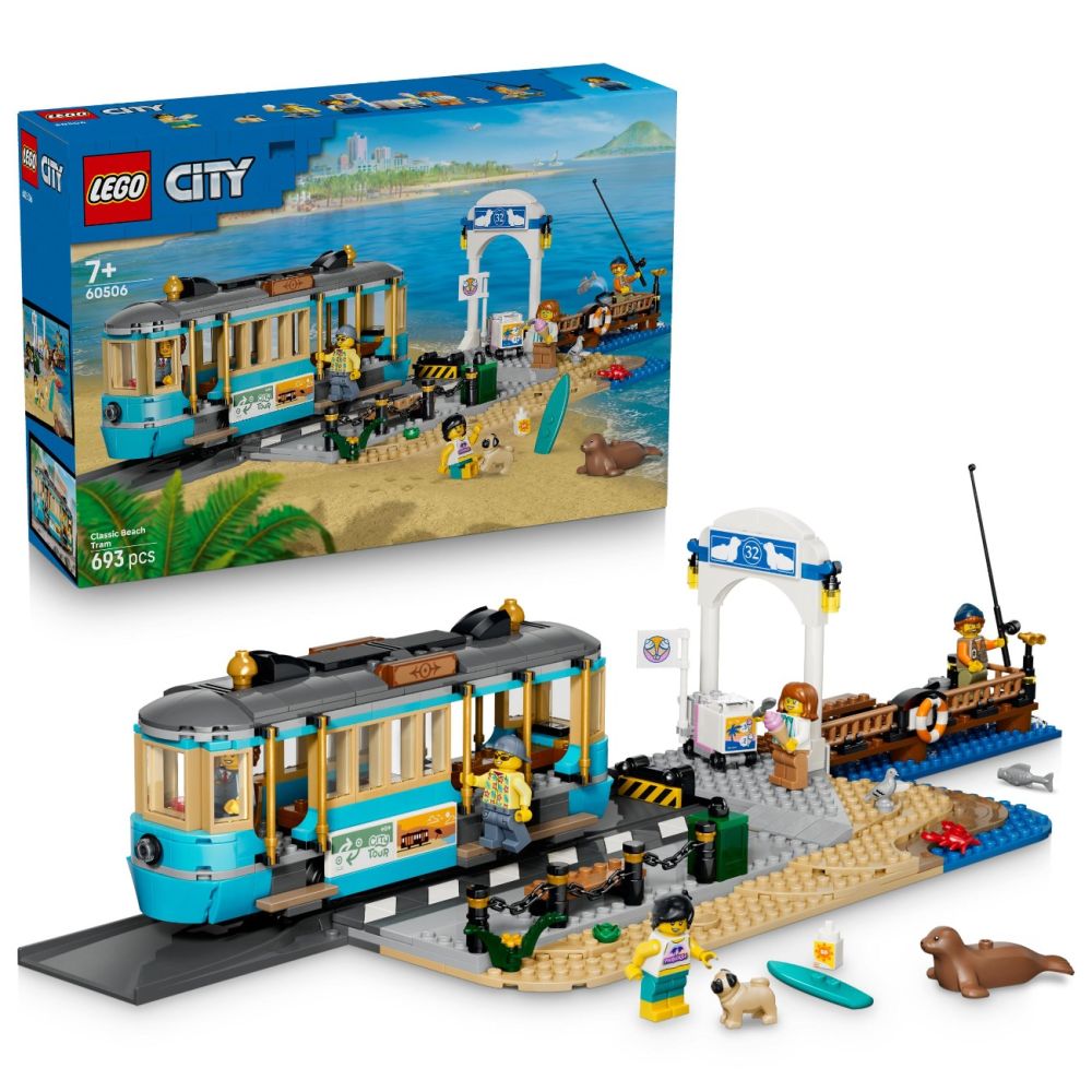 LEGO® City - Класически плажен трамвай (60506)