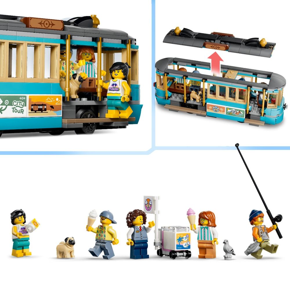 LEGO® City - Класически плажен трамвай (60506)