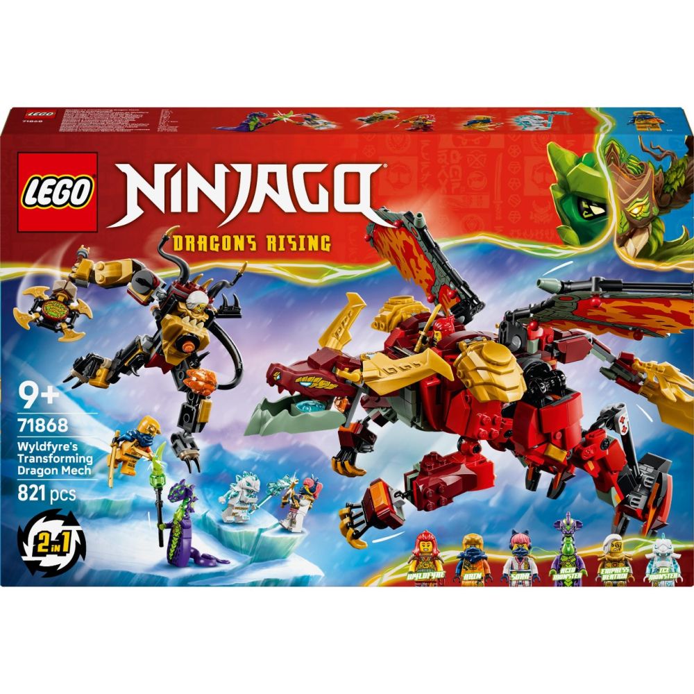 LEGO® Ninjago - Трансформиращият се дракон на Огнената (71868)