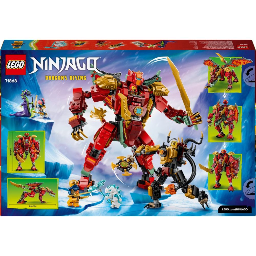 LEGO® Ninjago - Трансформиращият се дракон на Огнената (71868)