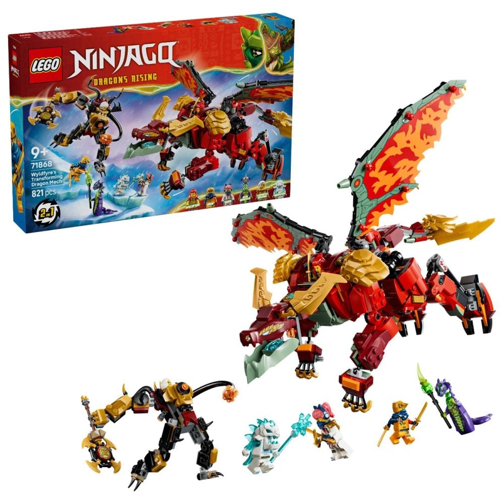 LEGO® Ninjago - Трансформиращият се дракон на Огнената (71868)