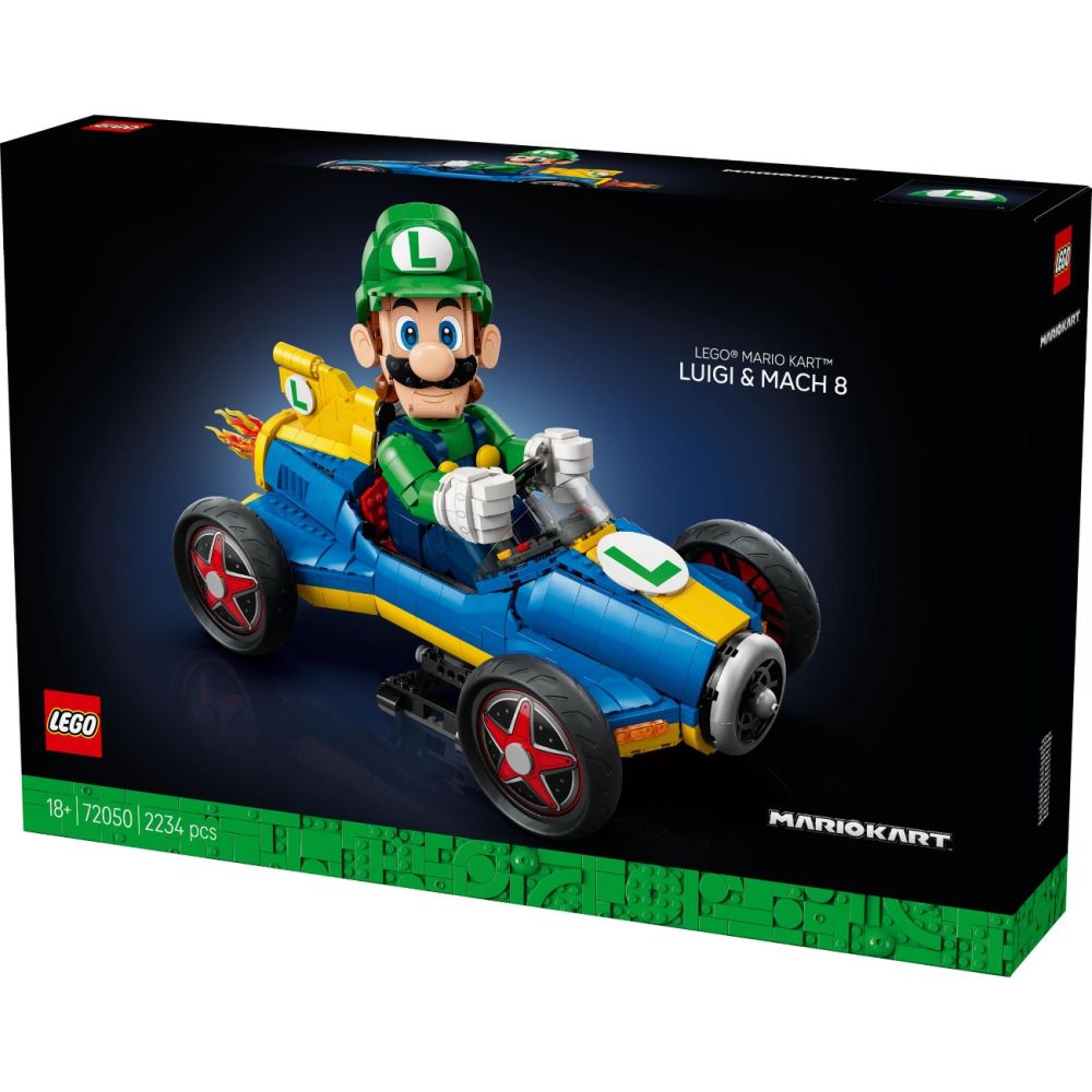LEGO® Super Mario - Mario Kart™ – Luigi и Mach 8 (72050)