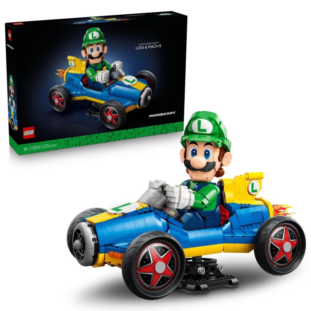 LEGO® Super Mario - Mario Kart™ – Luigi и Mach 8 (72050)
