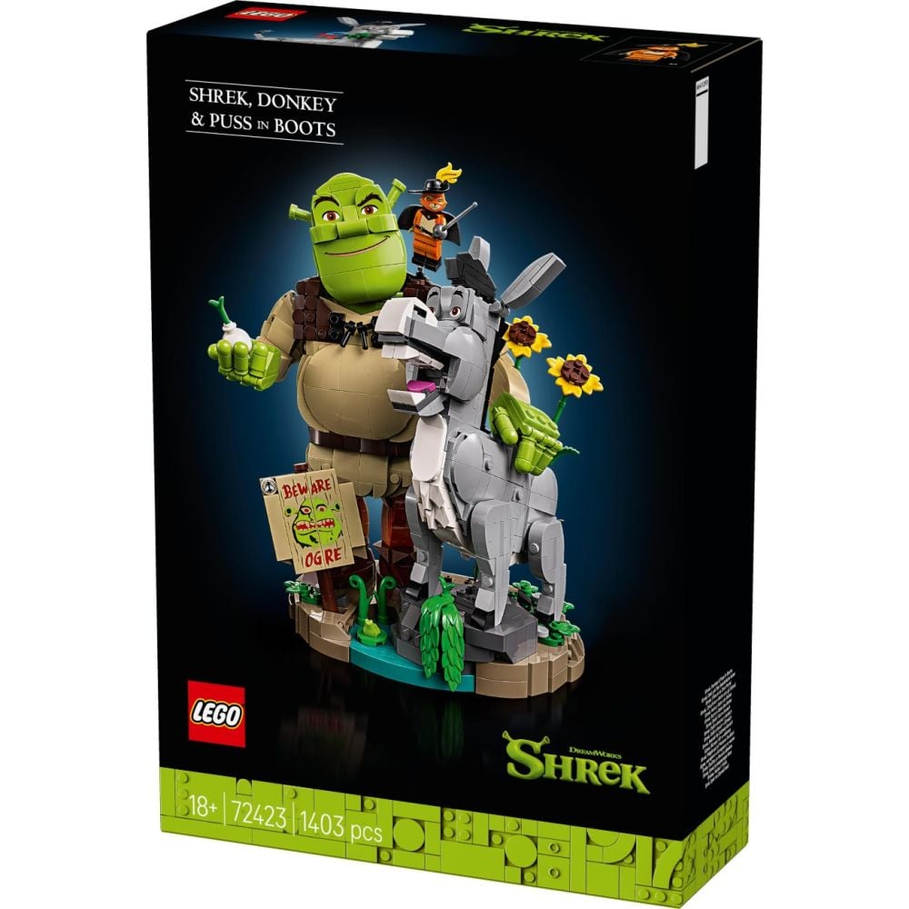 LEGO® Shrek - Шрек, магарето и Котаракът в чизми (72423)