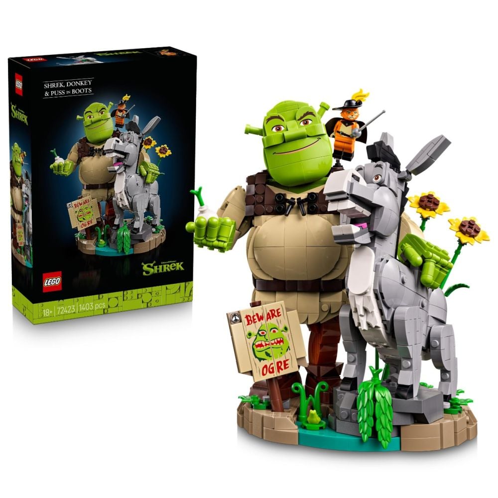 LEGO® Shrek - Шрек, магарето и Котаракът в чизми (72423)